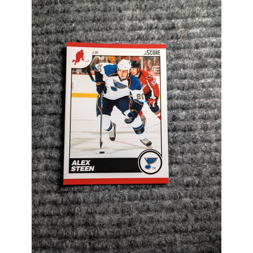 2010 Score St. Louis‎ Blues Alex Steen Hockey Card #416